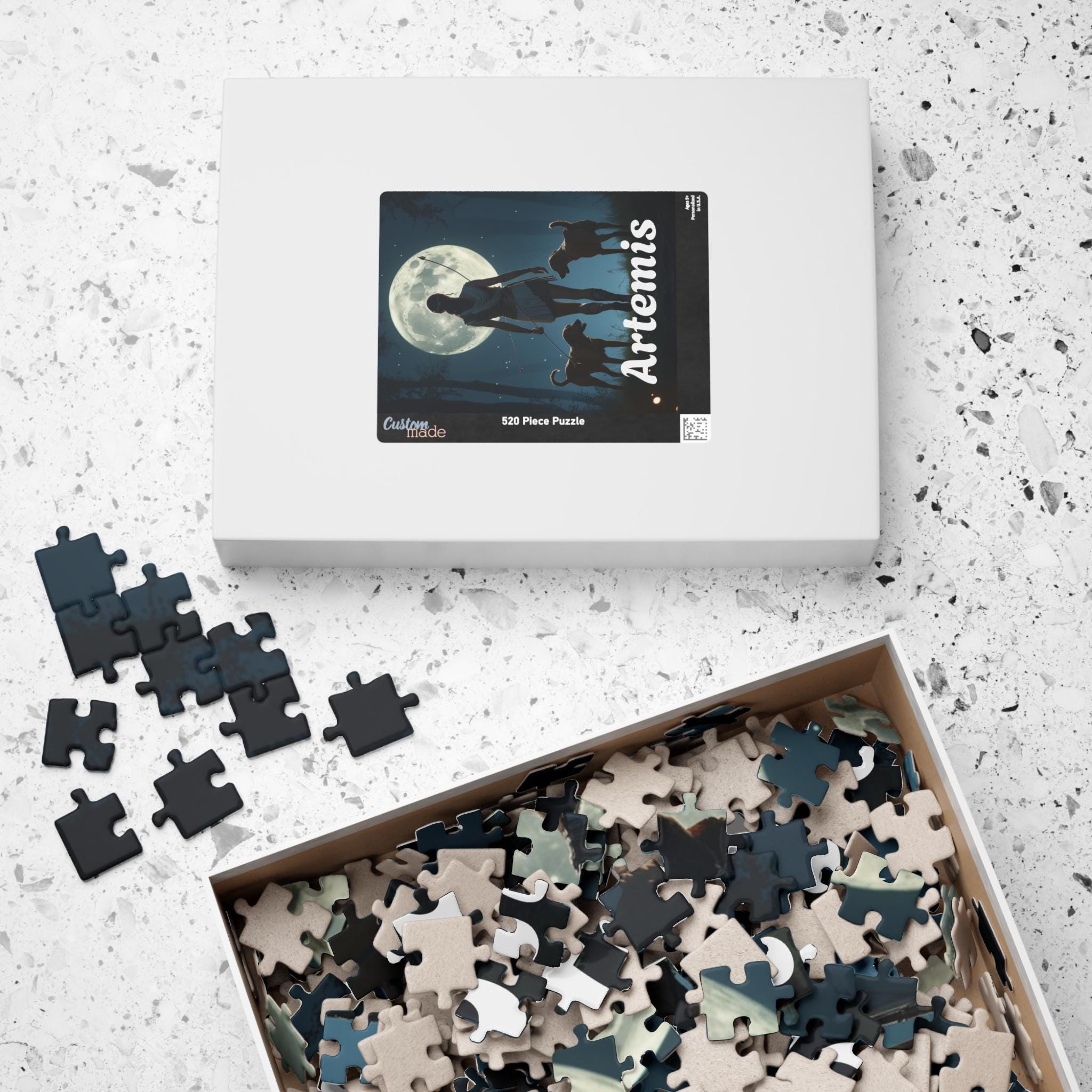 月明かりのアルテミス ジグソーパズル 520ピース 夜空の神話 - Etsy 日本