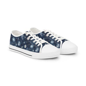 Celestial Men&#39;s Low Top Sneakers - Cosmic Style, Space Design, Casual Footwear, Unique Sneakers, Trendy Sneaker Gift, Space Lover Gift