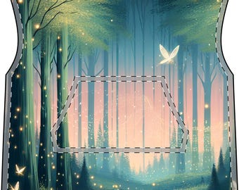 Manta con capucha de bosque: suave manta de poliéster polar, regalo para amantes de la naturaleza