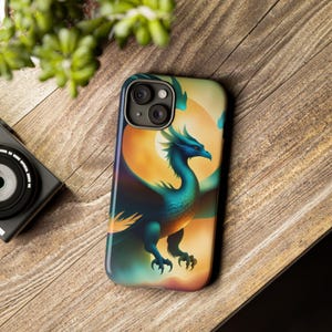 Fantasy Phoenix Tough Phone Case: Shock-Resistant Phone Cover