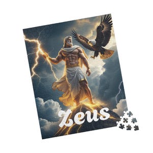 Mythical Zeus Puzzle: 520 Piece Jigsaw for Game Nights