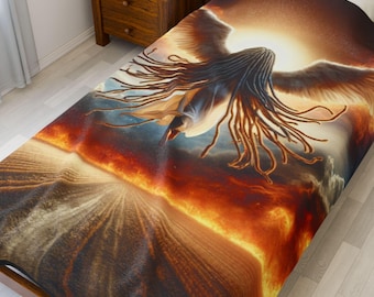 Guardian Angel Plush Blanket: Heavenly Fleece Throw for Relaxation