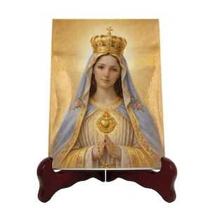 Our Lady of the Cape Catholic Icon – Marian Religious Art - Canada Ceramic Plaque