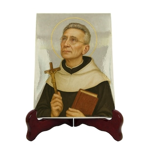 Saint Titus Brandsma Ceramic Icon: Handcrafted Christian Home Decor