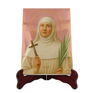 Saint Marie Amandine Ceramic Icon: Handcrafted Christian Home Decor