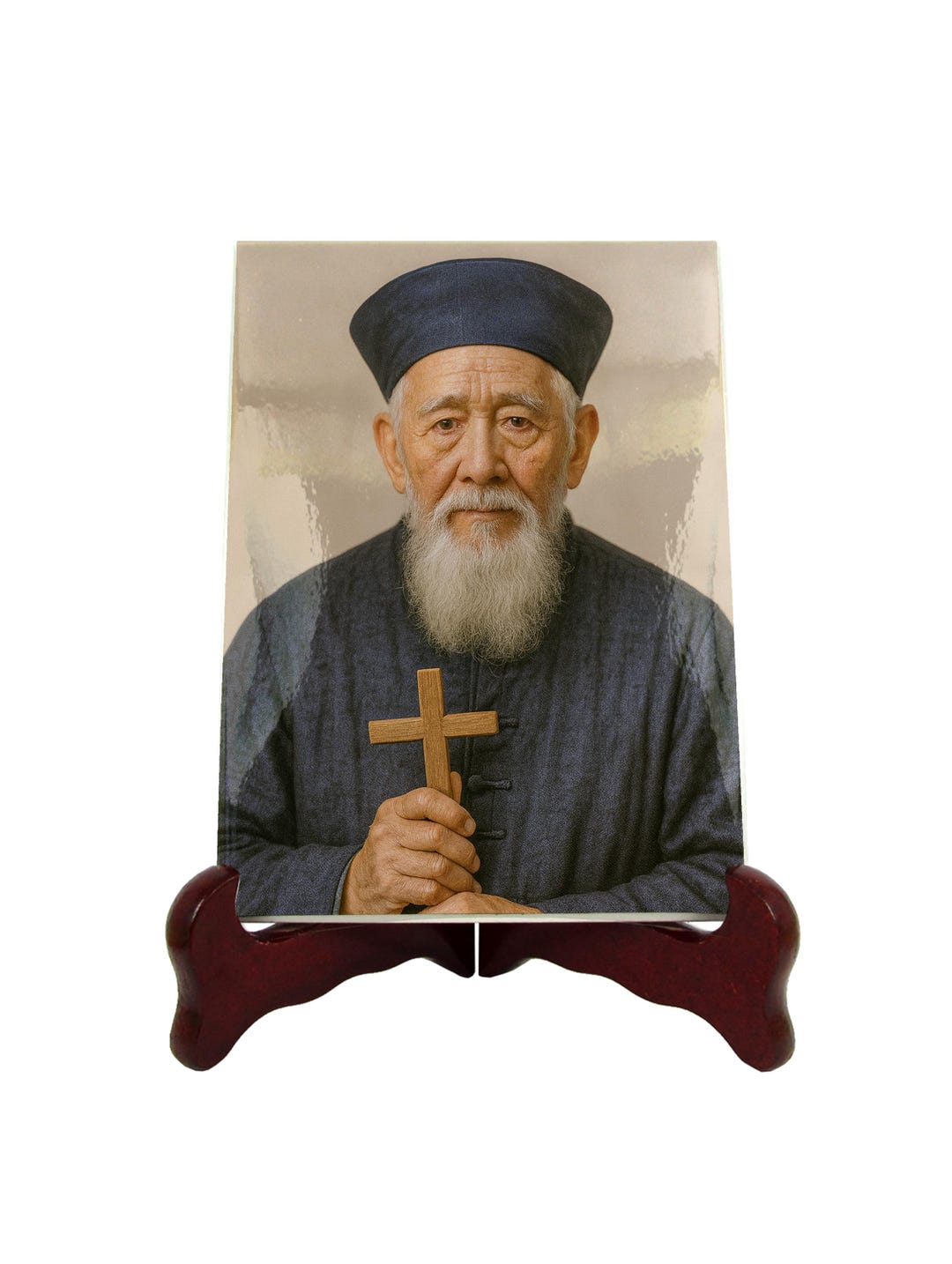 Runcis Rūdis St. Francis Regis Clet Icon – REALITAS Collection Handmade Sacred ...