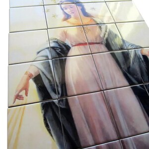 Saint Dominic Ceramic Tile Mural: Handmade Catholic Wall Art - Etsy
