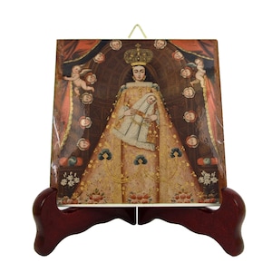 Our Lady of Bethlehem – Colonial Cuzco Religious Tile