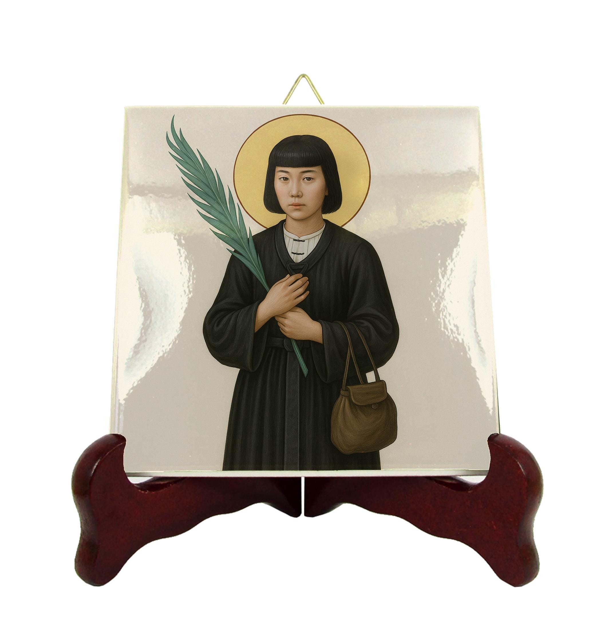 Saint Magdalene of Nagasaki Ceramic Icon Religious Gift, Japanese