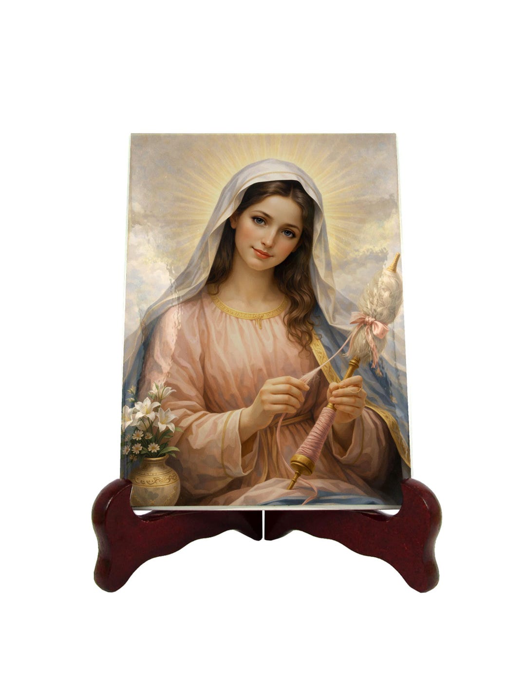 Mater Admirabilis Virgin Mary Icon – Catholic Art Ceramic Tile | Marian ...