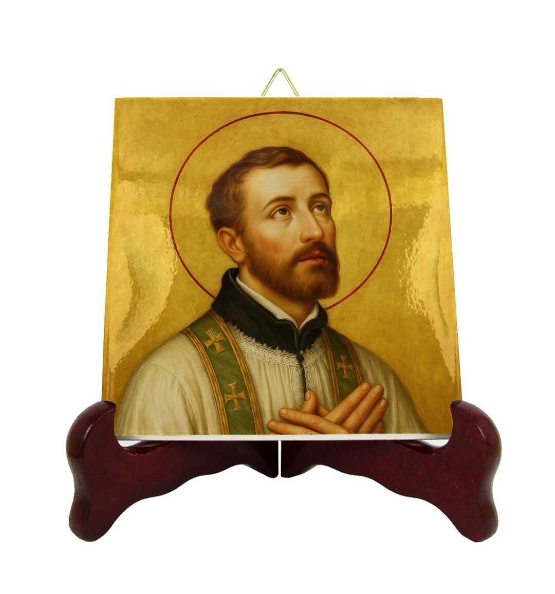 Saint Francis Xavier – Byzantium Series Ceramic Icon Tile - Etsy
