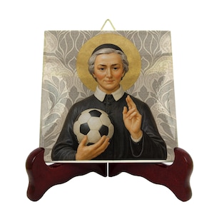 Saint Luigi Scrosoppi – Patron of Footballers, Catholic Gift, Religious Art Tile