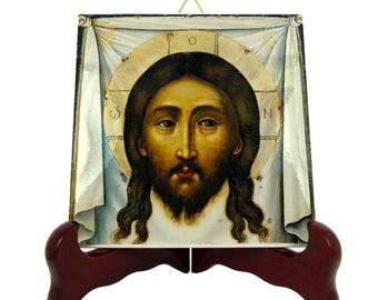 Holy Face of Christ – Mandylion by Simon Ushakov Ceramic Tile