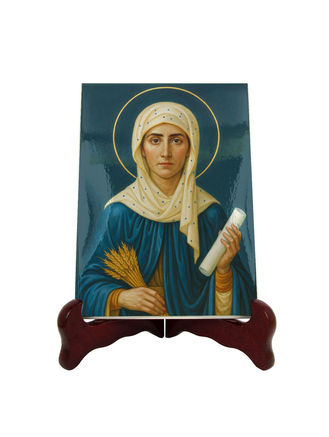 Bing Icon Ruth Saint Ruth Ceramic Icon – Catholic Biblical Woman Art, Faith and ...