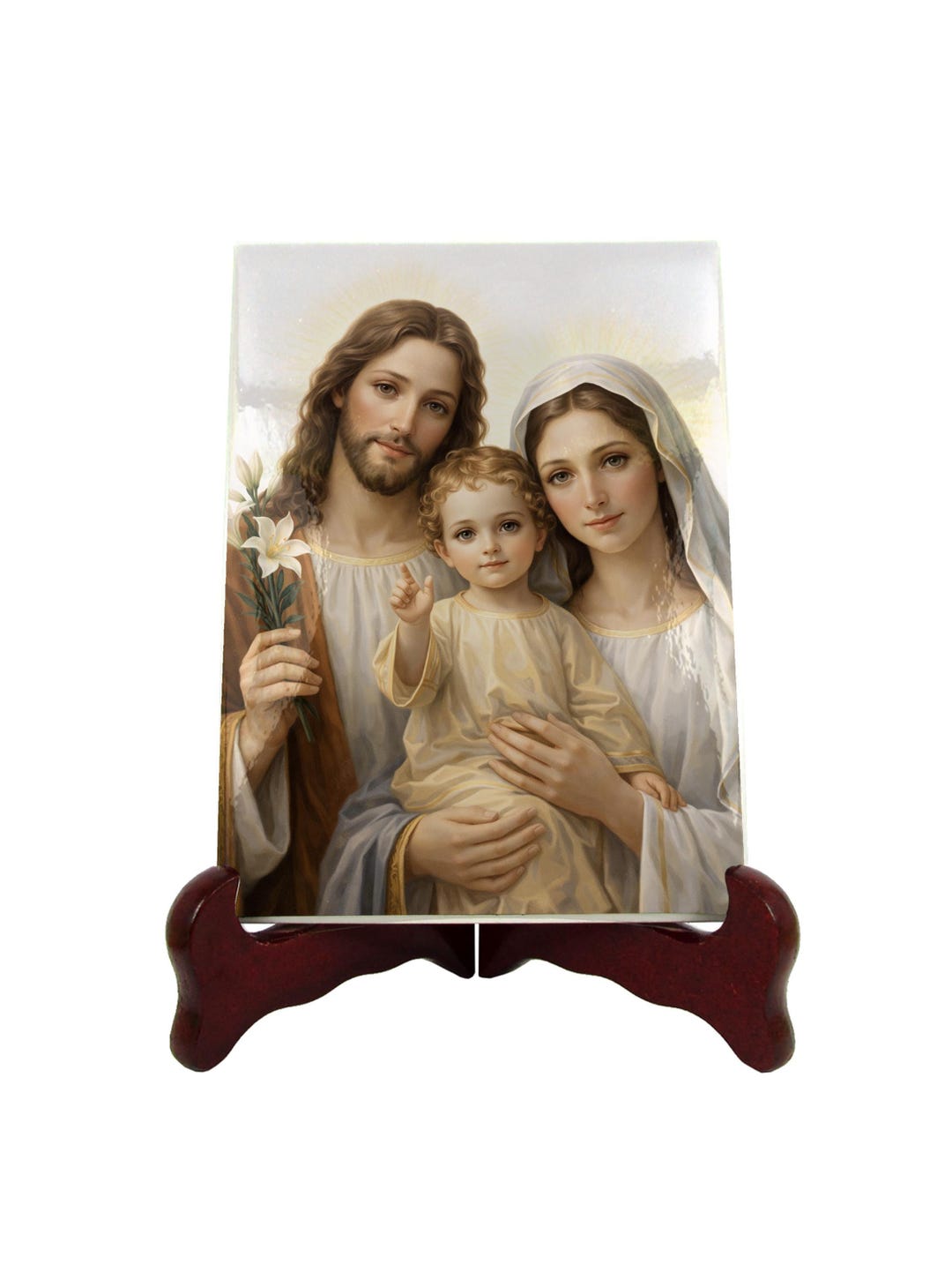 The Holy Family Catholic Icon – Religious Art of Jesus Mary Joseph ...