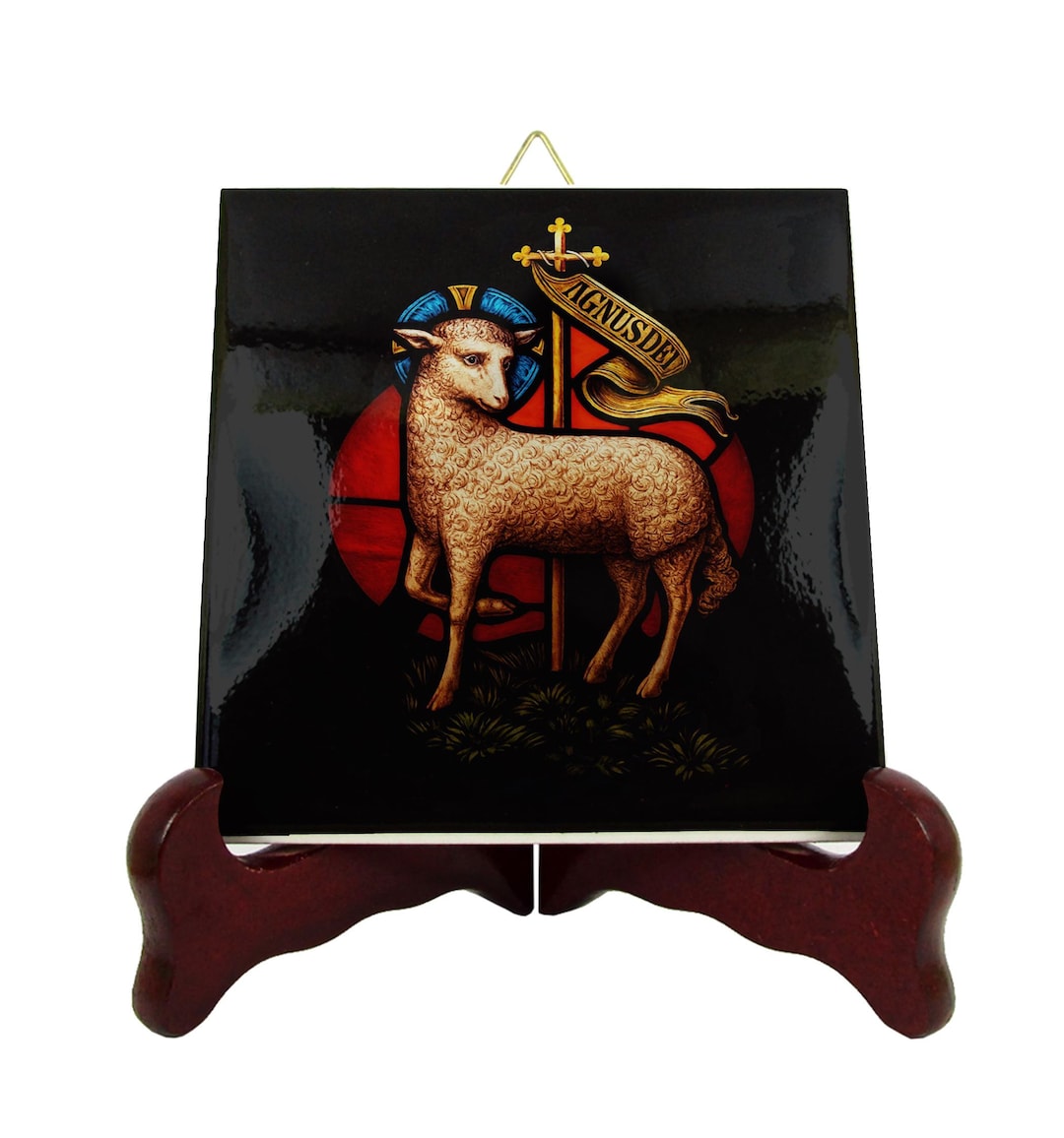 Agnus Dei – Lamb of God Ceramic Icon - Etsy