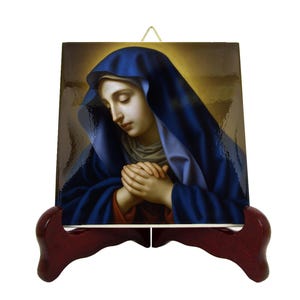 Our Lady of Sorrows – Carlo Dolci Inspired Marian Art Tile
