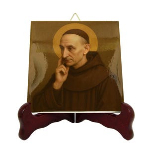 Icône en céramique de Saint Raphaël Kalinowski - Art de saint carmélite, décoration murale catholique, cadeau religieux | Flos Carmeli HolyArt
