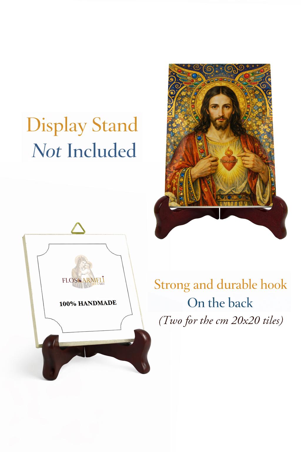 Saint Charbel | Patron de Ceux Qui sont Malades et du Liban | Décoration d'intérieur chrétienne | 20,3 cm de Haut | Excellent Cadeau catholique pour baptême, première Communion, Confirmation, Remise