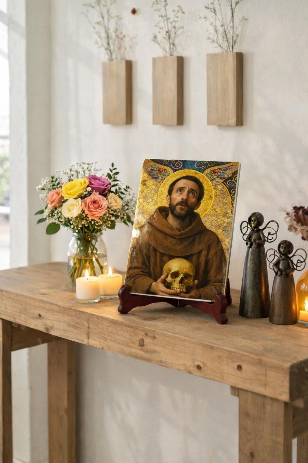 ピ*子様 ＊セントポーリア＊KF-Christian Traditions SP Saint Kinga of Poland Catholic Plaque Ceramic Icon, Polish Saint