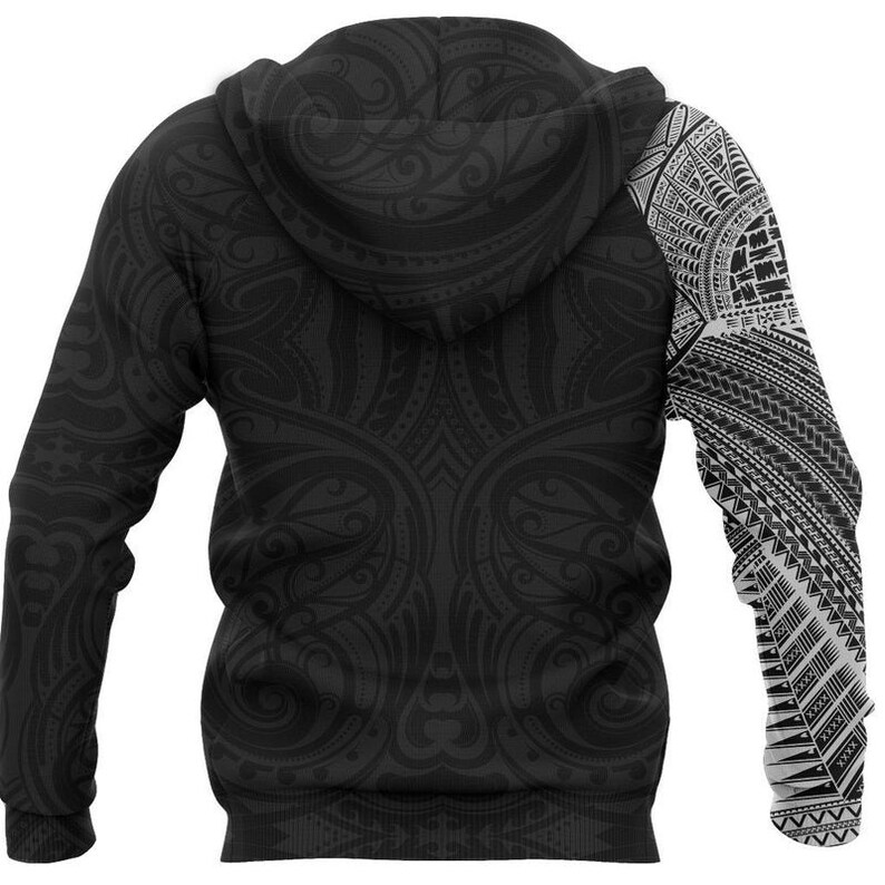 Samoa Tribal Hoodie Maori Tattoo Roman Reigns Pullover Hoodie, Hooded