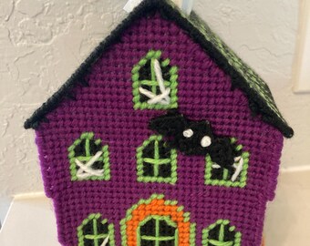 Handmade Halloween Tissue Box Cover