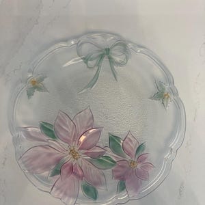 Vintage Mikasa Holiday Platter - Poinsettias