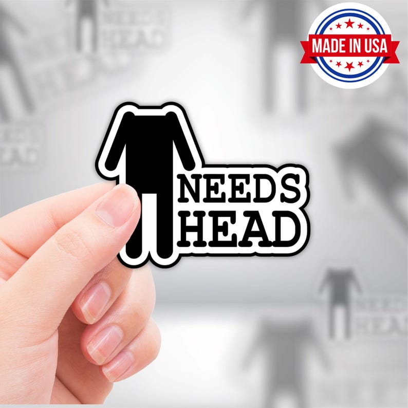 Funny Adult R-rated Humor Sticker Pack - 6 Waterproof Vinyl Stickers ...