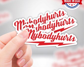 3-Pack - My Body Hurts Funny Milwaukee Tools Blue Collar Vinyl Stickers 3 PCS
