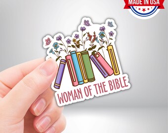 Women Of The Bible Books Vinyl Sticker - Waterproof, UV Resistant, Durable