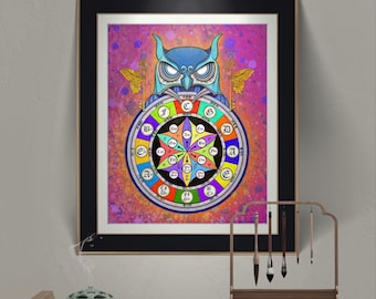 Circle of Fifths Music Chart - Visionary Art - Music Composes Aid