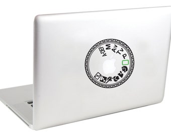 Laptop Decal (( Canon Mode Dial )) by Suzie Automatic