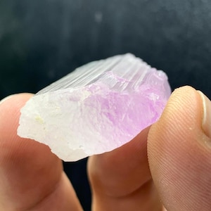 Natural  Bicolor Kunzite  Crystal  Specimen from Afghanistan | Raw Healing Crystal / 29 Grams