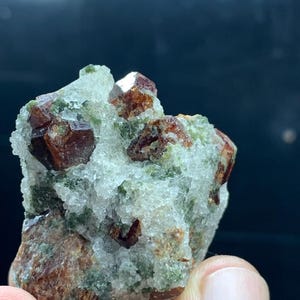 Raw Garnet Crystal Specimen: Root Chakra Stone, Healing Energy (48 grams, Pakistan