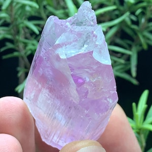 Natural Kunzite Pink Crystal Etched Specimen from Afghanistan | Raw Healing Crystal /44 Grams