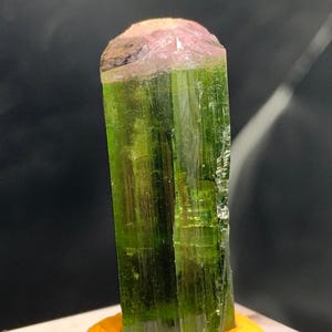 Natural Pink & Green Watermelon Tourmaline Crystal — Raw Gemstone / 12.8 Grams