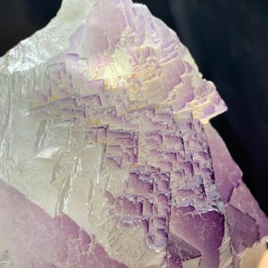 Purple Cubic Fluorite Crystal Cluster from Pakistan / 570 Grams