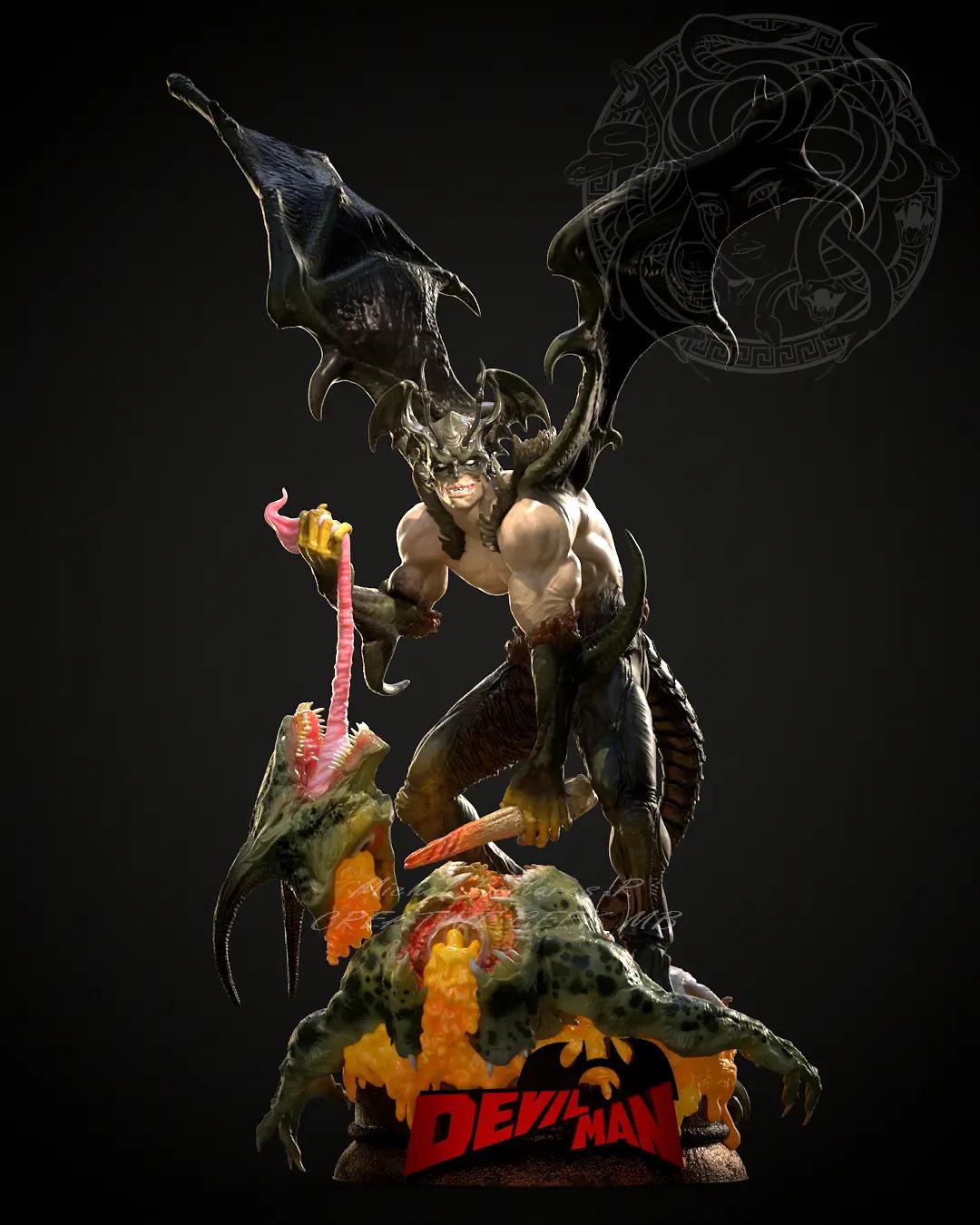 Devilman Figure - Etsy