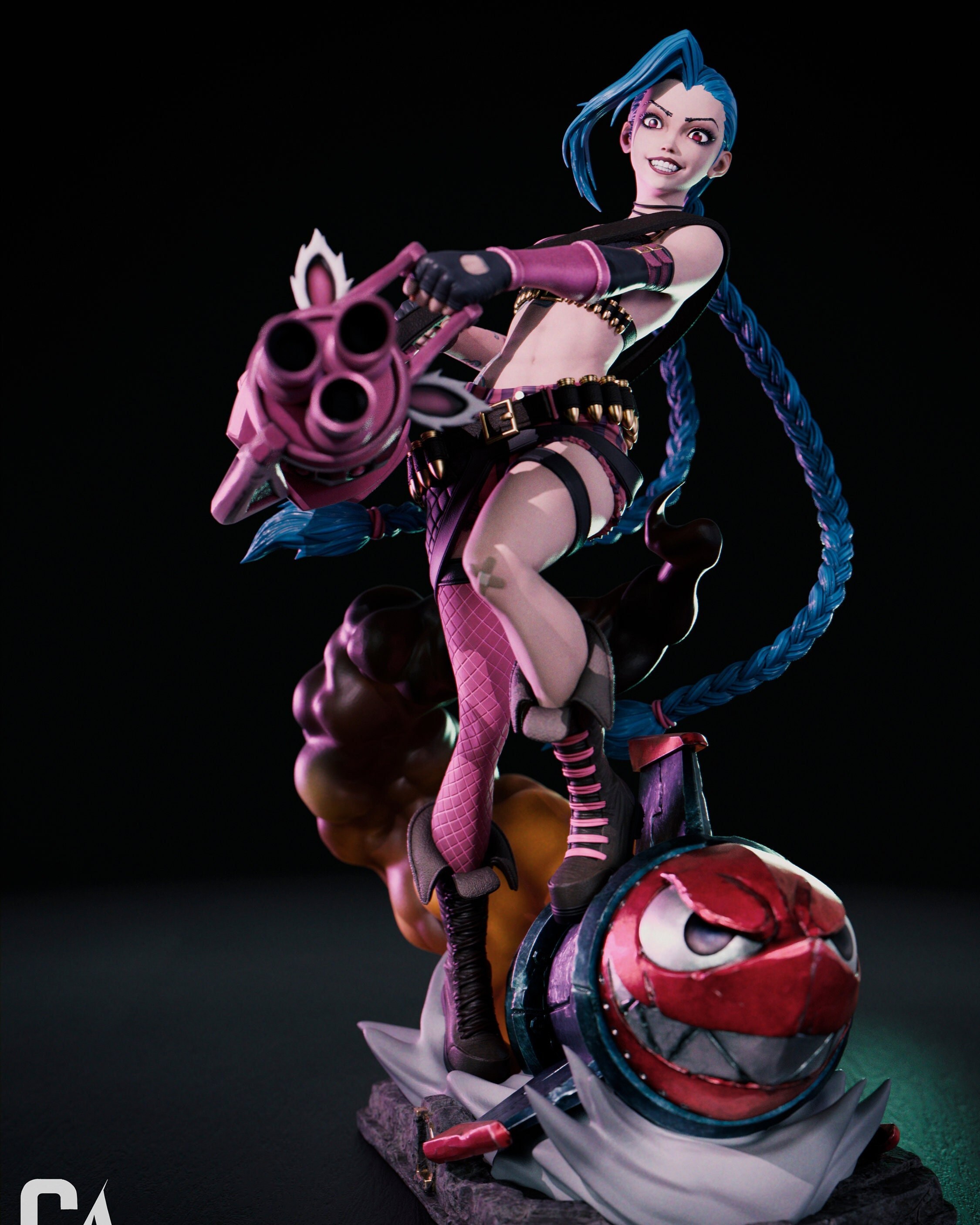 Arcane jinx statue - Etsy 日本