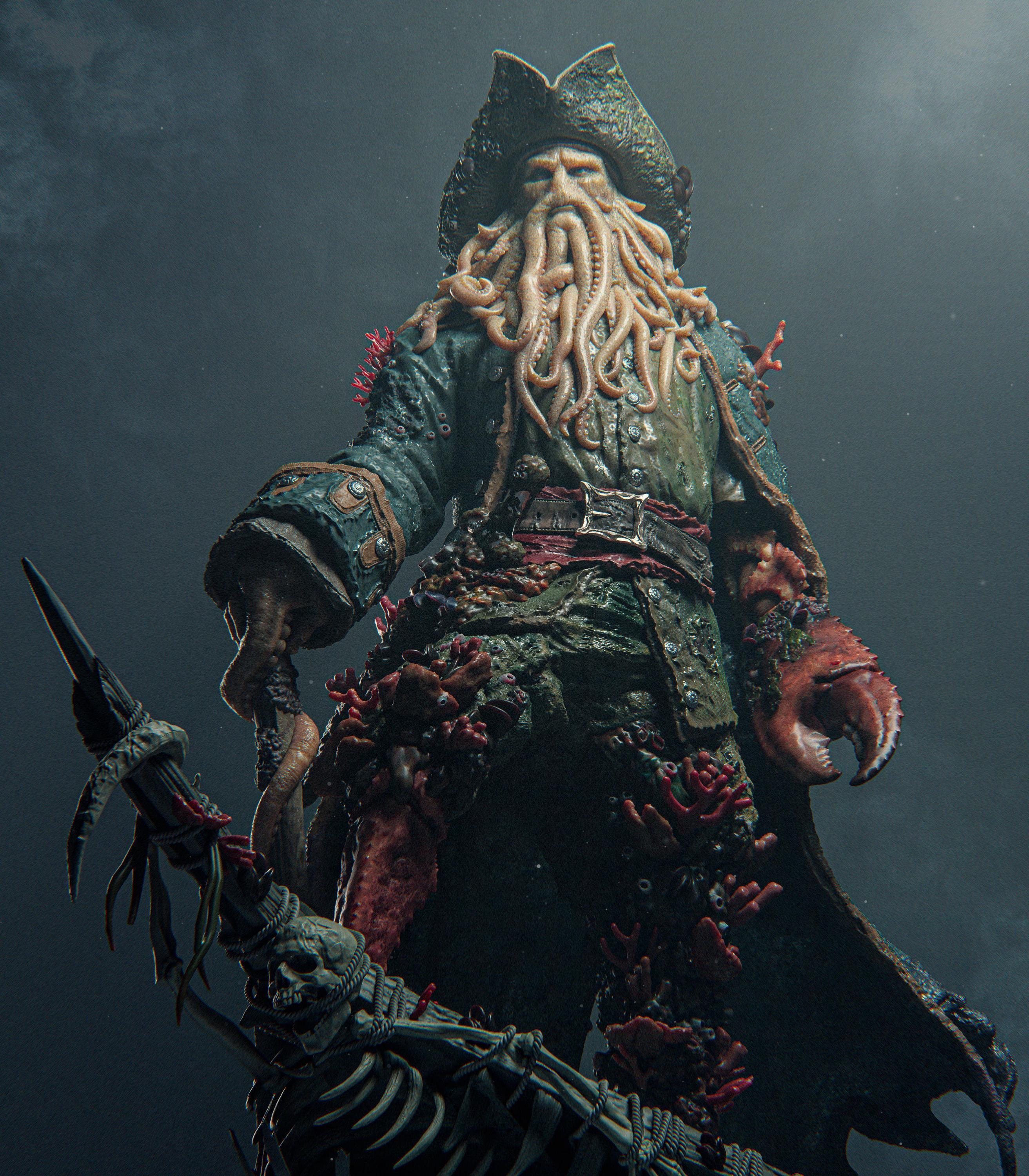 Davy jones figure - Etsy 日本