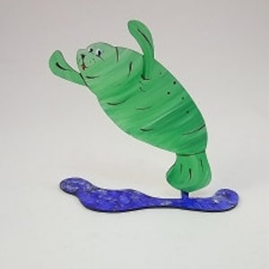 manatee Steel Sculpture