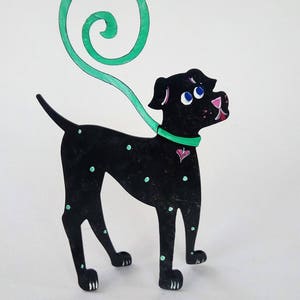 Portafotos o tarjetero para paseador de perros