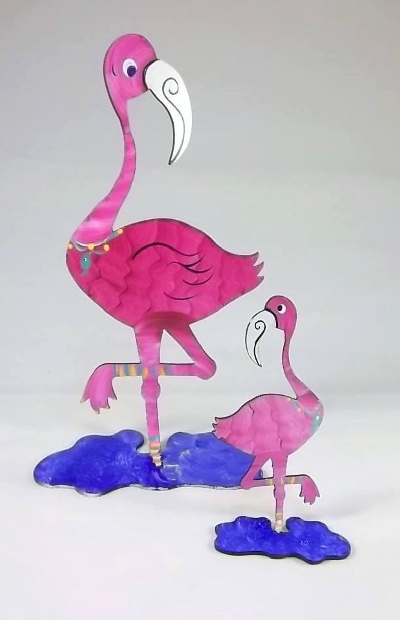 Flamingo Steel Sculpture Small image 1