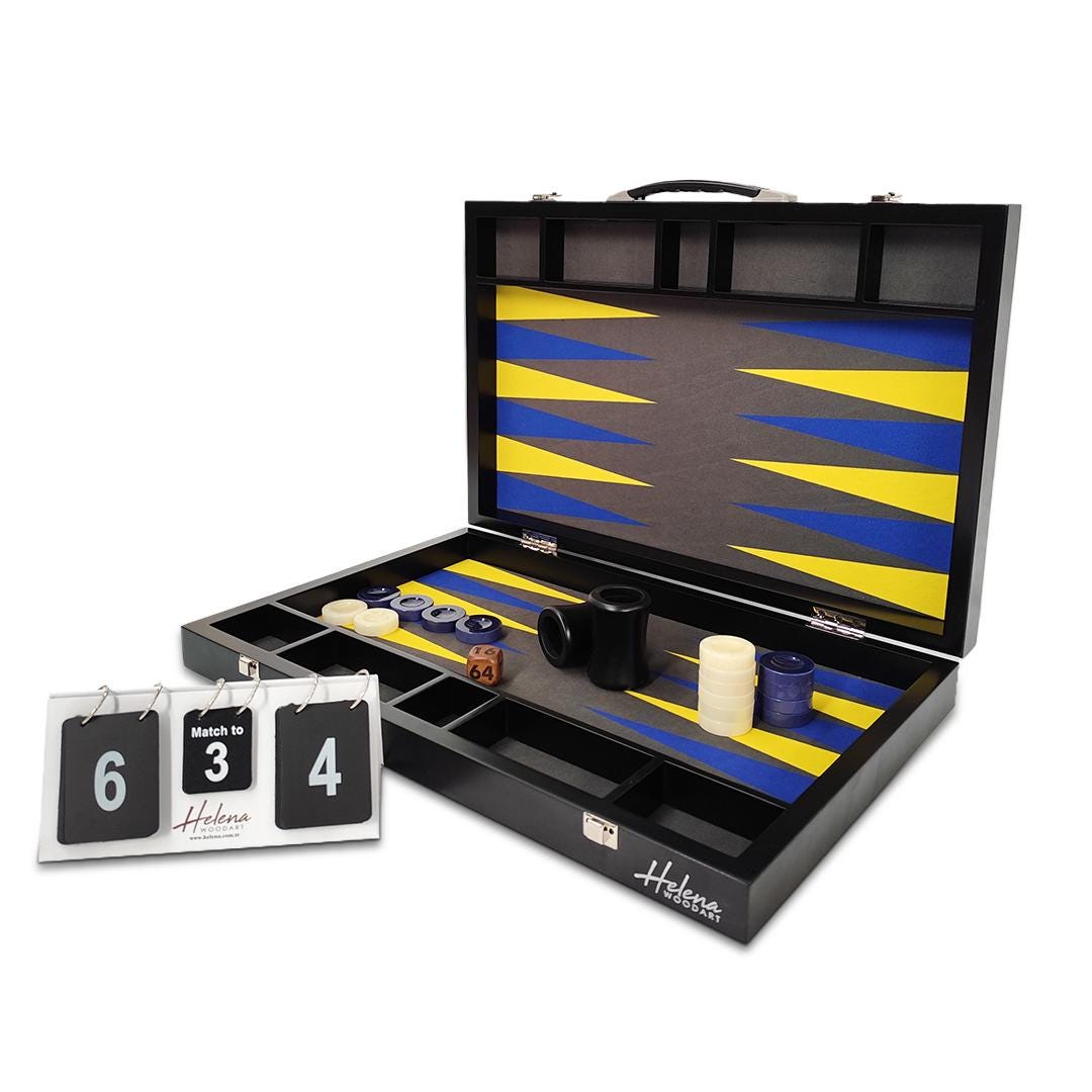 Jeu De Backgammon Vintage Crisloid 'Grand Tournoi 31' En Bakélite Rouge Et Caramel (années 70, Occasion)