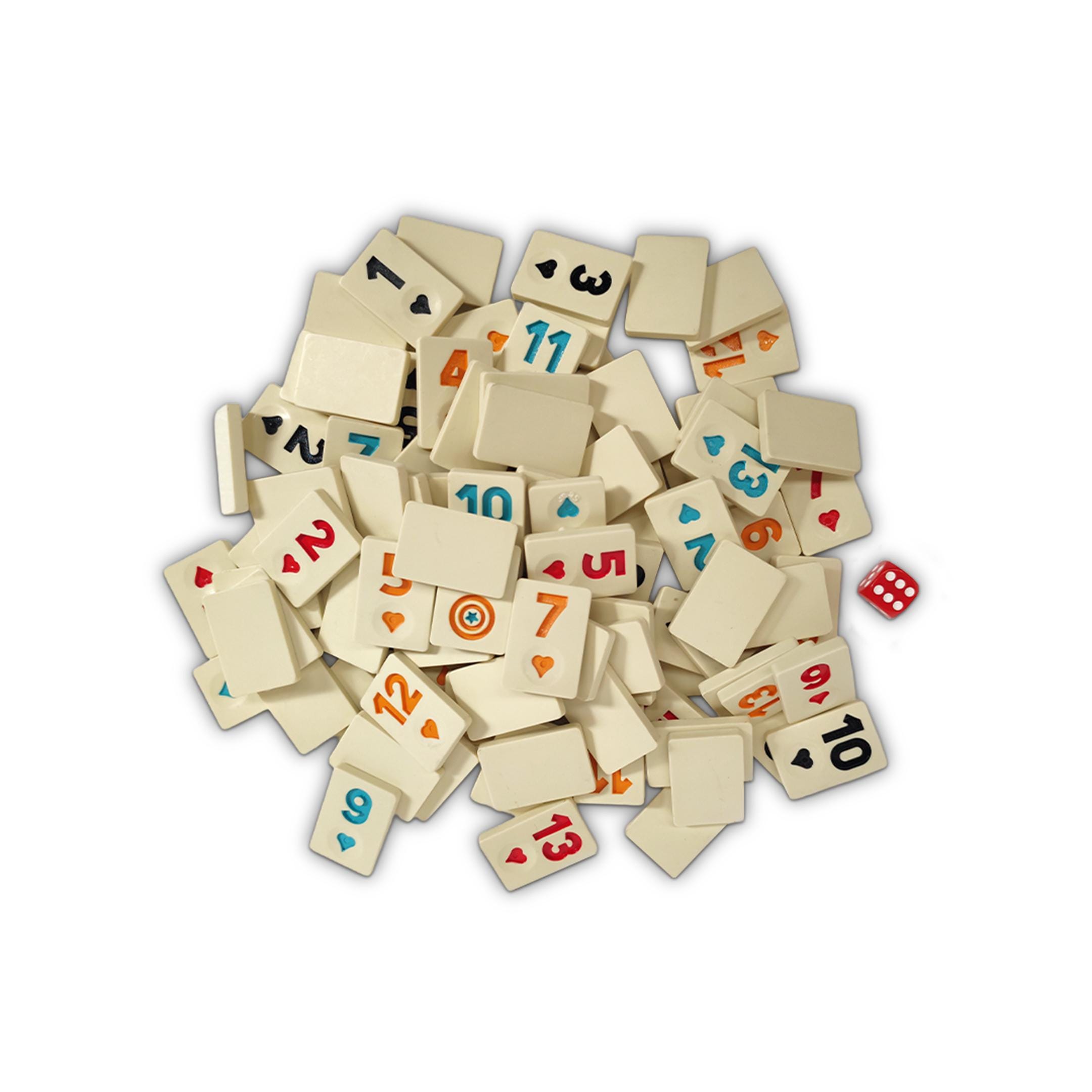 PIÈCE DÉTACHÉE TUILE rouge jeu de société Rummikub le rami des chiffres Parker PIÈCE DÉTACHÉE TUILE rouge jeu de société Rummikub le rami des chiffres Parker