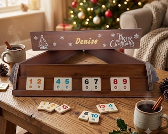 Turkish Okey Game Wooden Wood Ahsap Okey Takimi Oyunu Rummy Board