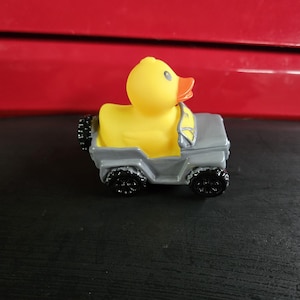 NEW Color  Gray!!  Rubber Duck , Rubber duck driver, Happiness is being Ducked, Toy/bath collectible. FREE SHIPPING!!