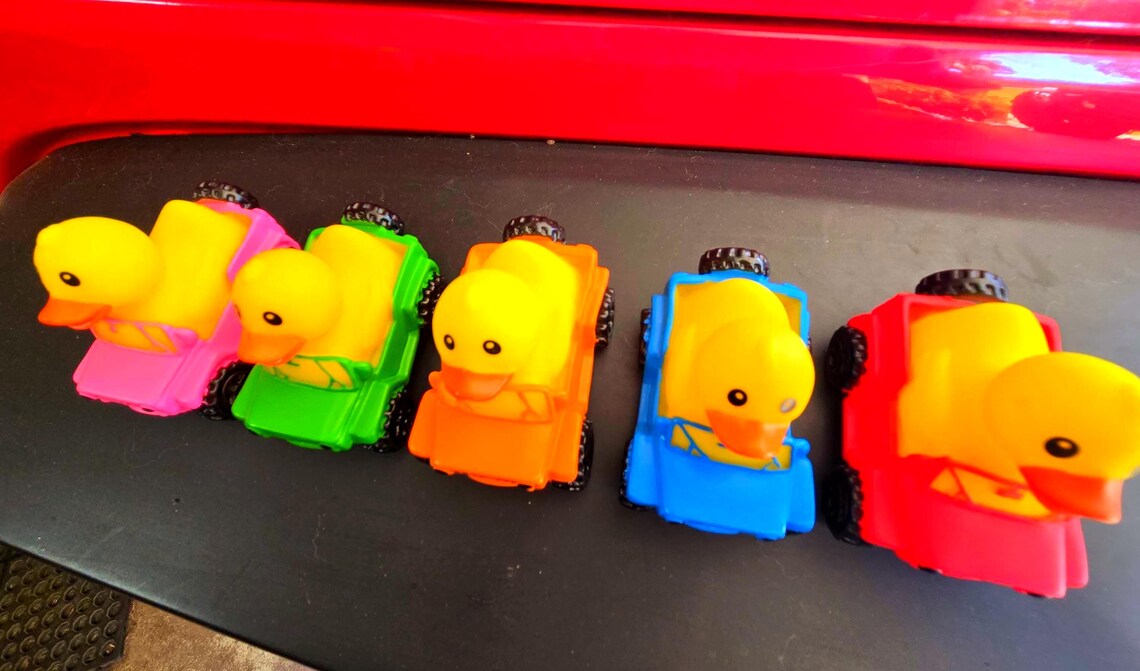 New Colors! Assorted (5) Piece Set, Rubber Ducks. Happiness is Being ...
