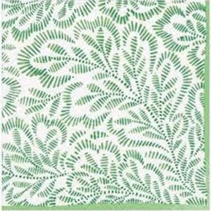 Servetten Block Leaves - cocktailformaat - set van 3 - servetten decoupagepapier - knutselpapier - chinoiserie-bloemmotief