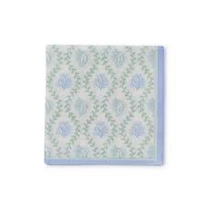 Coral Reef Blau und Weiß Muschel Servietten - Cocktail Größe - 3er Set - Küsten Decoupage Papierservietten - Bastel Gewebe - Muscheln